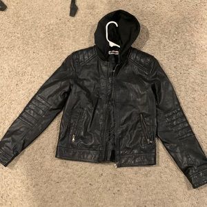 kids leather jacket
